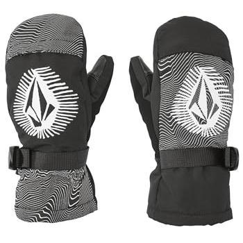 Volcom Day Saver Kids’ Black Print Glove Set