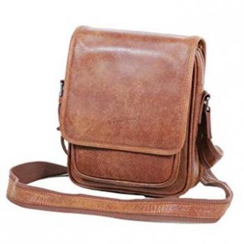 Sacoche en Cuir de Vachette Vieilli Gérard Henon GH 8350