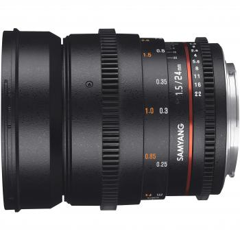 Objectif vidéo 24 mm T1,5 Sony E – Samyang