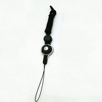Cute Leather Weave Phone Lanyard with Flower Design