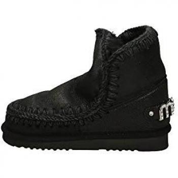 Mou Eskimo 18 Stivale Donna Cracked Black Grey