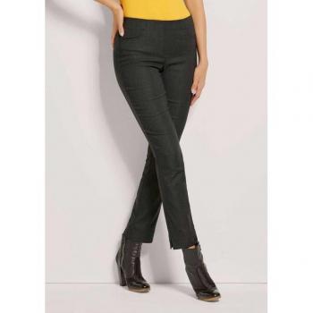 MADELEINE „Schlüpf-Hose“ – Schlank, Stretch, Anthrazit 38