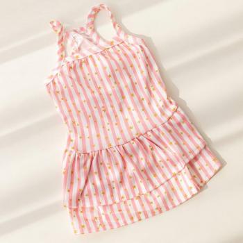 Lightweight Floral Suspender Skirt for Pets