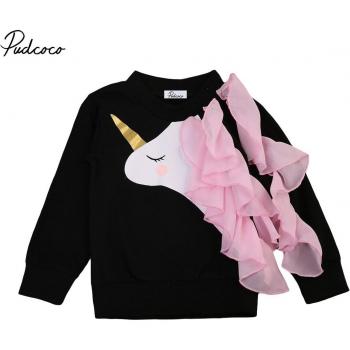 Ropa de Otoño para Recién Nacida: Camiseta de Unicornio