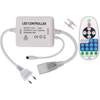 23-Key IR Remote Control LED Neon Light Dimmer 750W