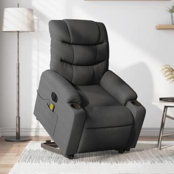 VidaXL Elektrischer Massagesessel Dunkelgrau
