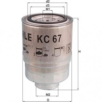 KNECHT Filtro Combustibile KC 67