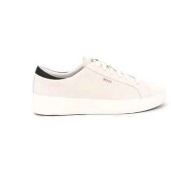BOSS Belwar Leder Sneaker Weiß Größe 41