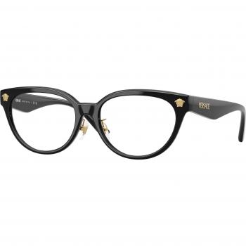 Versace VE3370D Asian Fit GB1 Women’s Eyeglasses Black Size 54