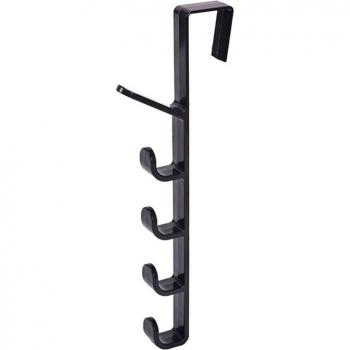 5-Hook Towel Rack Organizer