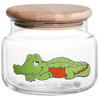 Vorratsdose Happy Zoo – Krokodil Koko (Glas) – 1‑teilig