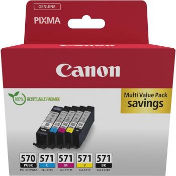 Canon PGI-570, CLI-571 (M, C, Y, BK, PGBK), Druckerpatrone