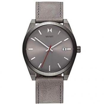 Mvmt Orologio Quarzo Cinturino Pelle Grigio Uomo