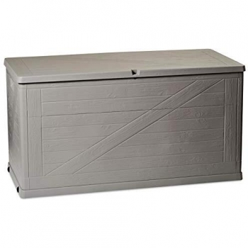 Toomax Malle polyvalente effet bois gris tourterelle 420 L