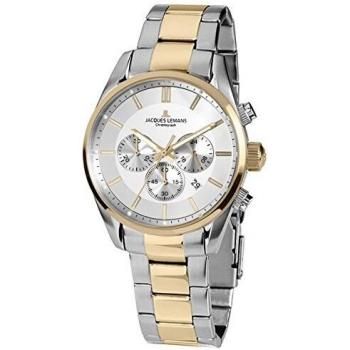 Jacques Lemans Bicolor Chronograph Herrenuhr Classic 42-6.1H