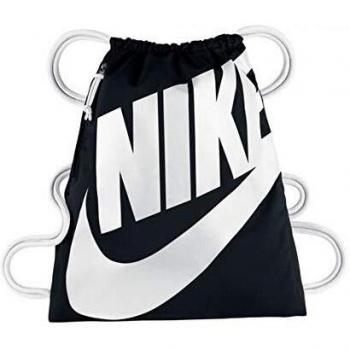 Borsa da Palestra Nike Heritage Gmsk Unisex Nero/Bianco Taglia Unica