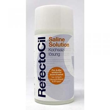 RefectoCil Saline Solution Flüssigkeit zum Entfetten der Augenbrauen und Wimpern 150 ml