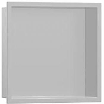 Hansgrohe XtraStoris Original Wandnische mit Rahmen, 300x70x300mm, 56093, Farbe: Betongrau