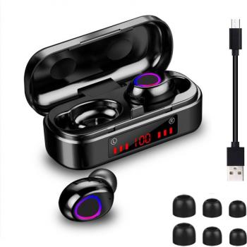 Bluetooth V5.0 Waterproof Earbuds with Microphone for Sports