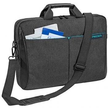 Sacoche pour ordinateur portable Pedea 17,3 en bandoulière noir