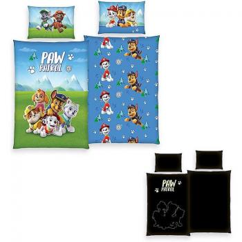 HERDING Paw Patrol Kinderbettwäsche Set 70x90cm und 140x200cm