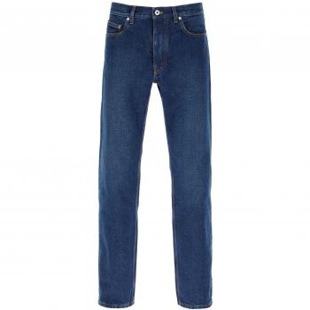 Off-White Tapered Cut Regular Jeans