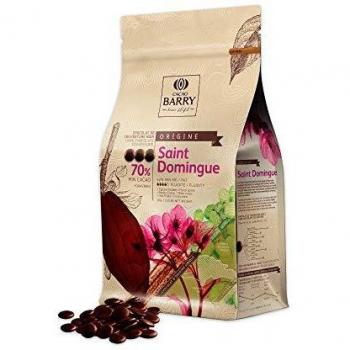 Chocolat noir de couverture en pistolet 70% Origine du Saint-Domingue 2,5 kg
