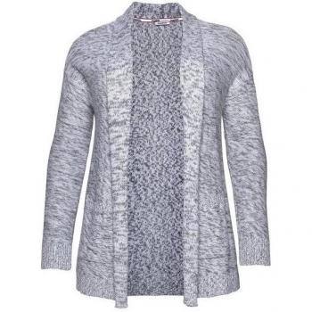 KANGAROOS Damen Strickjacke, hüftbedeckend, ohne Ausschnitt