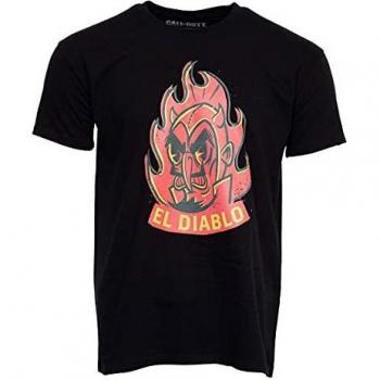 Camiseta Call of Duty Vanguard Devil Negra Adulto XL