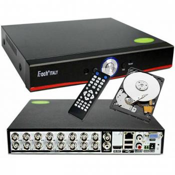VigilanciaTotal DVR Híbrido 1080p 16 Canales
