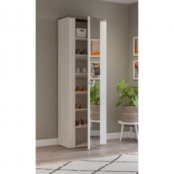 Schuhaufbewahrung Larona von Home Affaire – Braun, 65 cm breit, 190 cm hoch