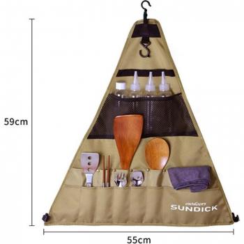 Oxford Cloth Picnic Cutlery Organizer