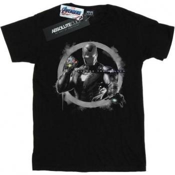 Marvel Boys Avengers Endgame Iron Man Nano Gauntlet Shirt