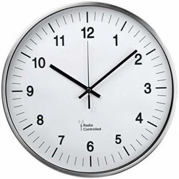 Hama Horloge murale argentée DCF AG-340