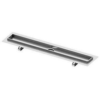 Canalina doccia Tece 70 cm con nastro Seal System in acciaio inox