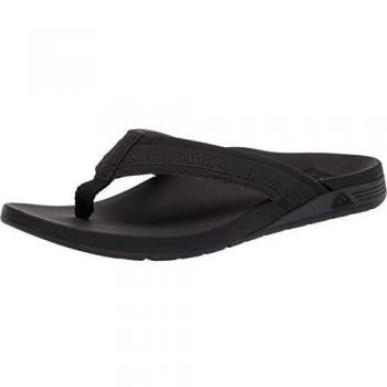 Reef Ortho-Spring, Chanclas Hombre, Color Negro