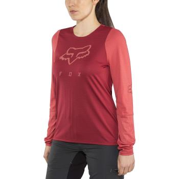 Women's FoxDefend LS Cardinal 2019 Bike Jersey XL