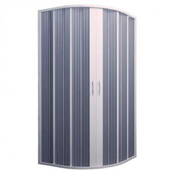 Cabine douche pliable Idralite Flex, 185 cm de haut, paroi blanche, ouverture 90 x 70 mm