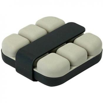 Cube Ice Tray with Tongs – COOKUT Taupe, 9 × 9 × 2.5 cm