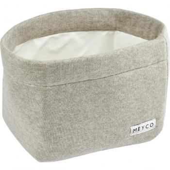 MEYCO Panier à langer mini Knit Basic mélange sable