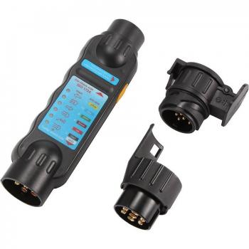 Onever 12V Trailer Plug Tester with Adapters