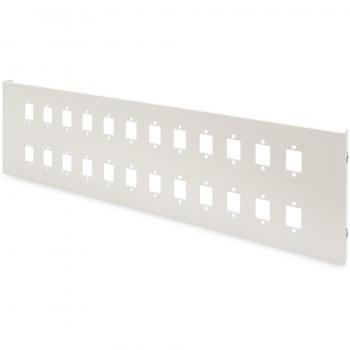 DIGITUS Unterverteilungs-Adapterplatte 24x E2000 Simplex – Grau
