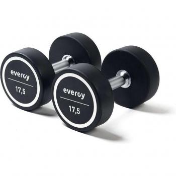 Mancuernas redondas Evergy Élite PU 17,5 Kg (Par)