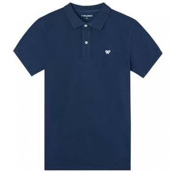 Silbon Polo Raqueta Azul Marino para Hombre