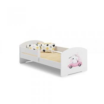 Lit enfant Sam 140×70 cm – Chat – Lit avec matelas