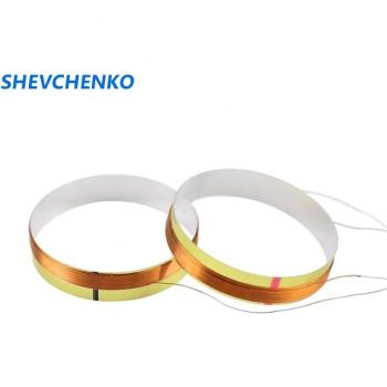 Tweeter 25,5 mm SHEVCHENKO, bobine 8 Ω, aluminium blanc, co-directionnel, fil d'argent, haut-parleur A