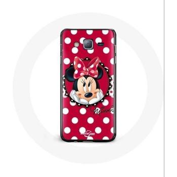 Samsung Galaxy J3 2016 Case with Minnie Mouse Design in Red