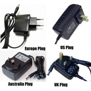 Bloc d'alimentation 12V 2A pour interphone avec prises EU, UK, US et AU
