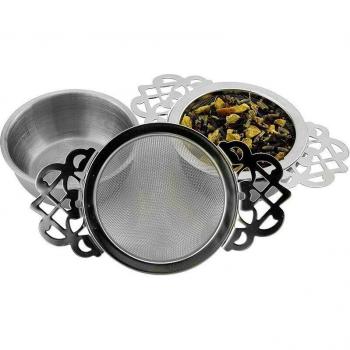 Théière en inox avec infuseur