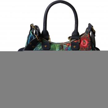 Desigual BOLS_LONDON Mini Kotao, Bolsa Verde para Mujer